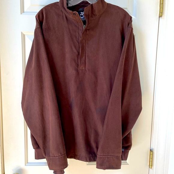 Zero Restriction Men’s Microsuede Golf Jacket Size Large - Picture 2 of 7